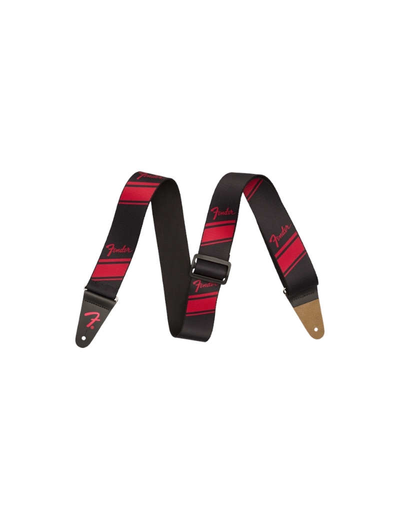 Fender® Competition Stripe Strap Ruby