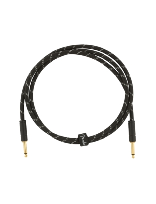Fender® Deluxe Instrument Cable 1,5m Black Tweed