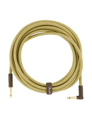 Fender® Deluxe Instrument Cable Angled 5,5m Tweed