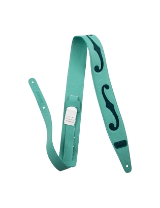Gretsch F-Holes Leather Strap Green