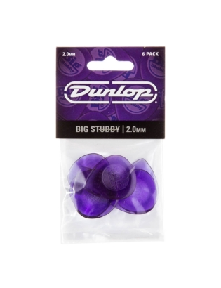 Dunlop Big Stubby Pick 2,0 6-Pack