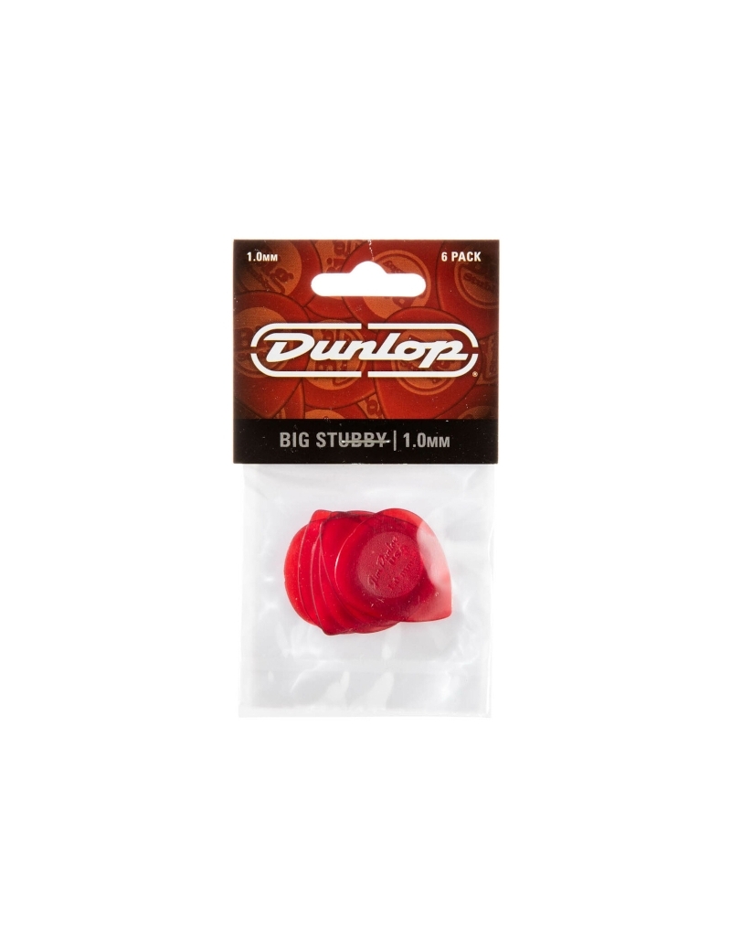 Dunlop Big Stubby Pick 1,0 6-Pack