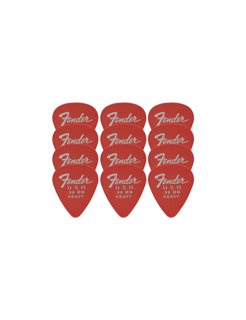Fender® 351 Dura-Tone® Delrin Pick 0,96 12-Pack