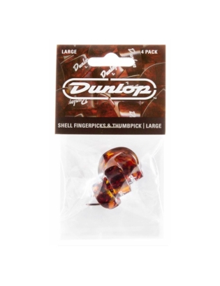 Dunlop 9020TP Large Shell Finger-Thumbpick Set