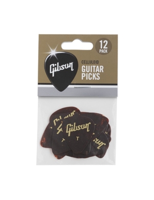 Gibson Tortoise Picks Thin 12-Pack