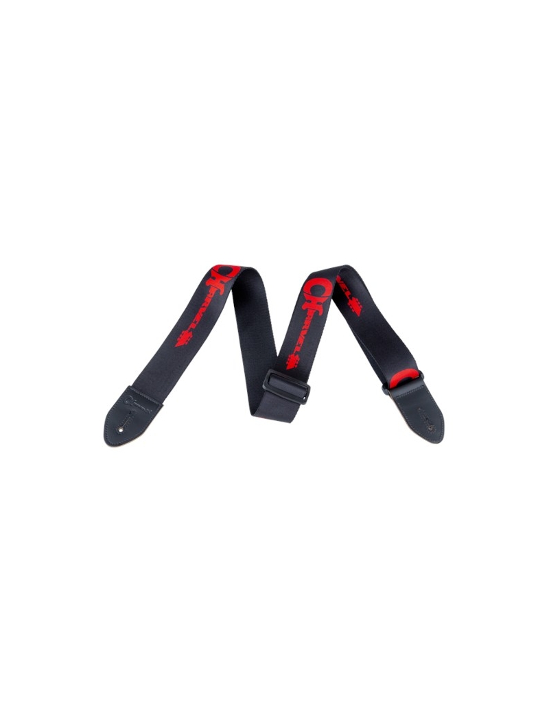 Charvel® Logo Strap Black/Red