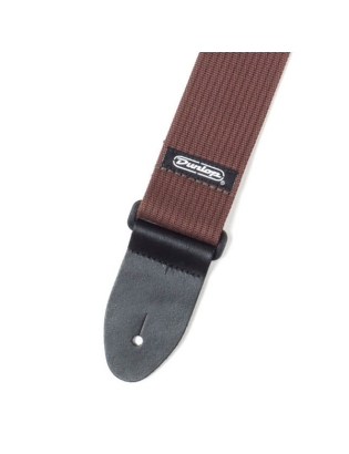 Dunlop D2701BR Ribbed Cotton Strap Chocolate