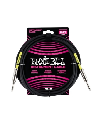 Ernie Ball 6048 Instrument Cable Schwarz 3m