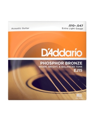 D'Addario EJ15 Phosphor Bronze Extra Light