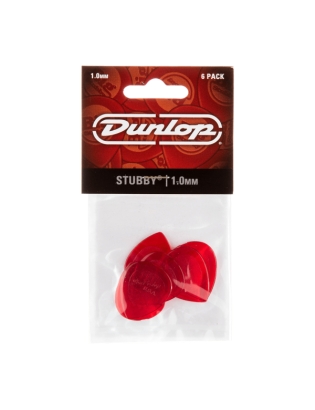 Dunlop Stubby Jazz Pick 1,0 6-Pack