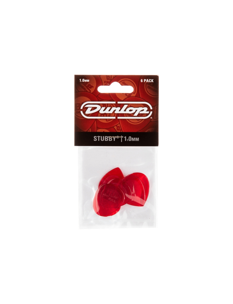 Dunlop Stubby Jazz Pick 1,0 6-Pack