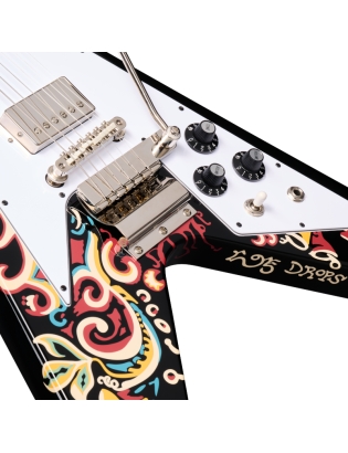 Epiphone Jimi Hendrix™ Love Drops Flying V Ebony