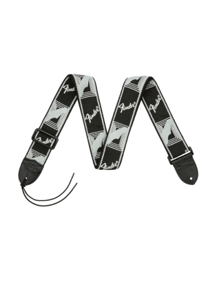 Fender® Monogrammed Strap Black/Grey/DarkGrey