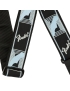 Fender® Monogrammed Strap Black/Grey/Blue
