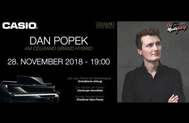 Pianoabend mit Boogie-Woogie-Mozart Dan Popek und CASIO ❘ 28.11.2018