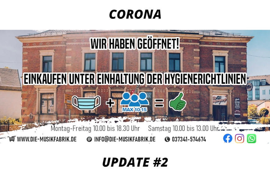 Corona-Update #2: Ladenöffnung in CORONA-Zeiten ❘ ab 20.04.2020