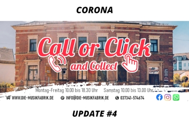 Corona-Update #4: Abholung wieder möglich: CLICK & COLLECT ❘ ab 15.02.2021